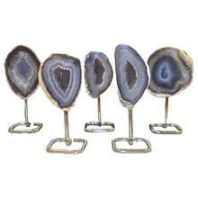 Load image into Gallery viewer, Agate Geode on Pin Stands