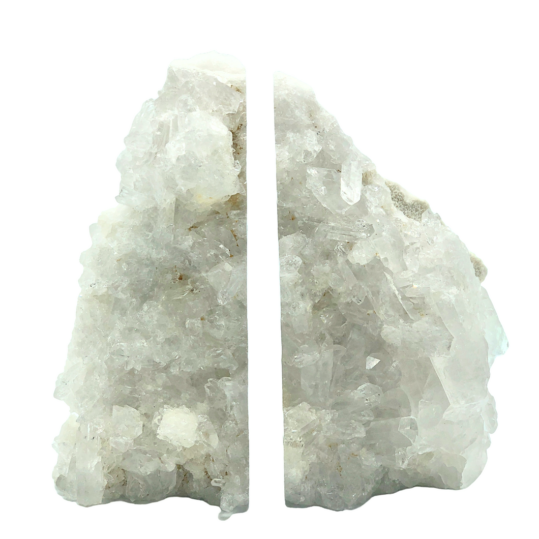 Quartz Cluster Bookends